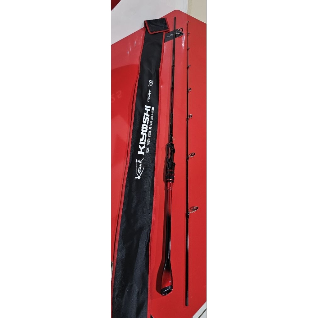 KIYOSHI ULTRA LIGHT KATANA ROD 198 210 SOLID CARBON