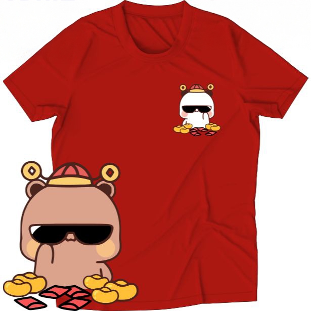 Herlin Collection - ใหม่ล่าสุดผู้ใหญ่และฮ่องกงปีใหม่ 2026 เสื้อยืด FAMILY COUPLE เสื้อยืด YEAR OF TH