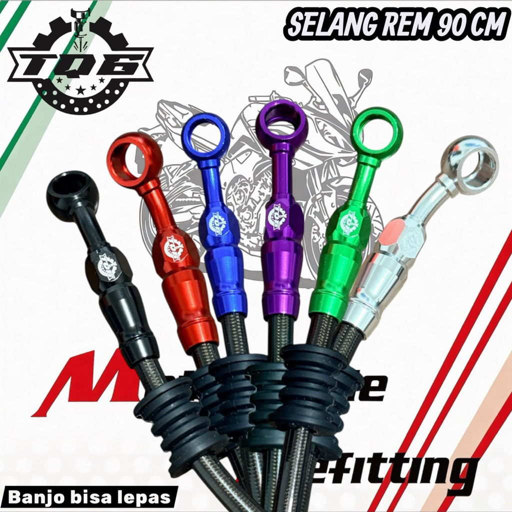 ท่อเบรคหน้า 90 ซม. 28 องศา TQ6 K3 vietnam เดิม