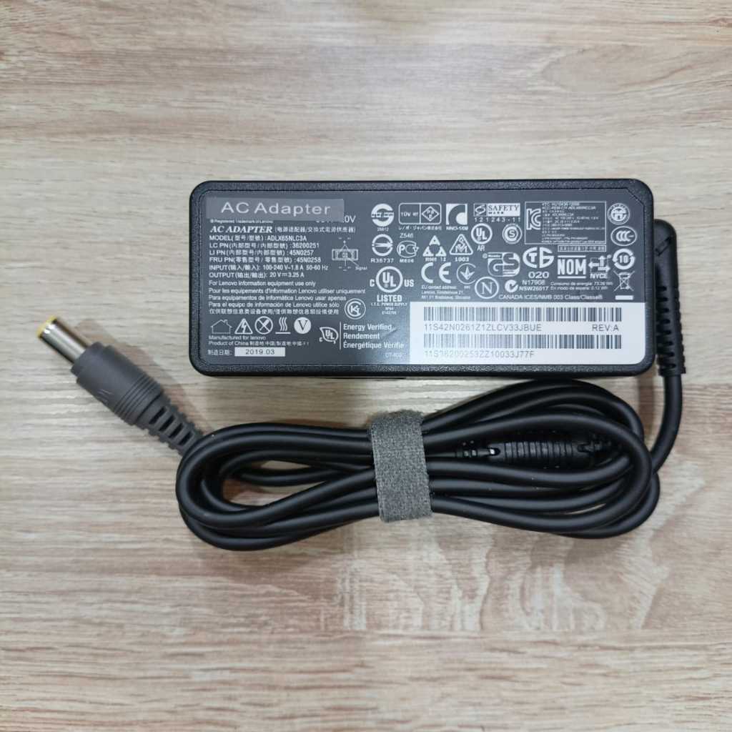 Lenovo C100 C200 N200 X200 X300 R400 R500 T41O T510 V100 V200 20V 3.25A DC 7.9*5.5 มม.อะแดปเตอร์ชาร์