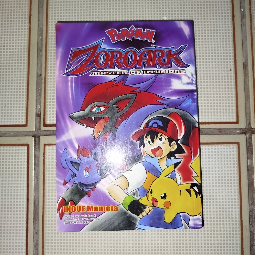 Pokemon Zoroark Master of Illusions หนึ่งช็อต kolpri นําเข้าการ์ตูน