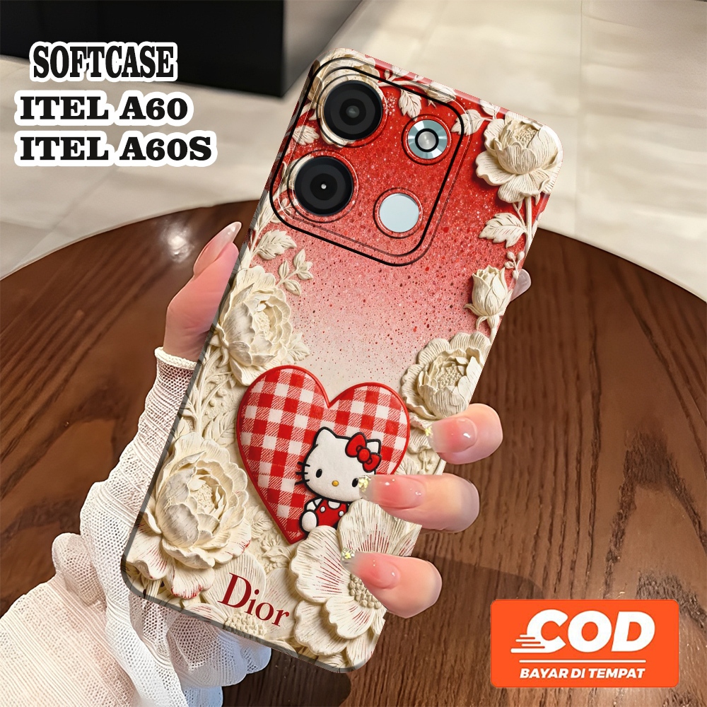 SOFTCASE ITEL A60 - ITEL A60S เคสโทรศัพท์มือถือล่าสุด - ตัวป้องกันโทรศัพท์มือถือ - อุปกรณ์เสริมโทรศั