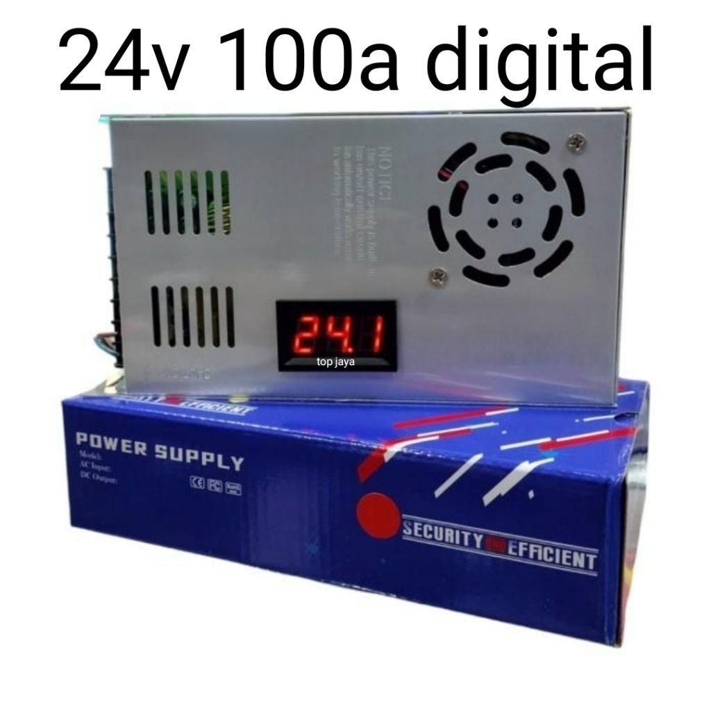 สวิตช์พลัง SUPLY 24V 50A REAL DISPLY DIGITAL 50A คุณภาพสูง BODY SLIM FAN - รูปที่ 3