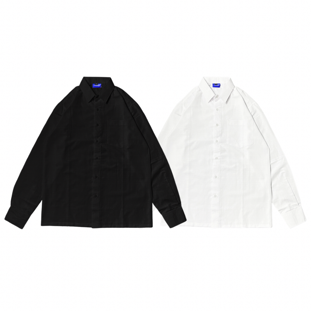 KEMEJA Cubic Society Longshirt - เสื้อเชิ้ตทางการ Cubic Society ธรรมดา