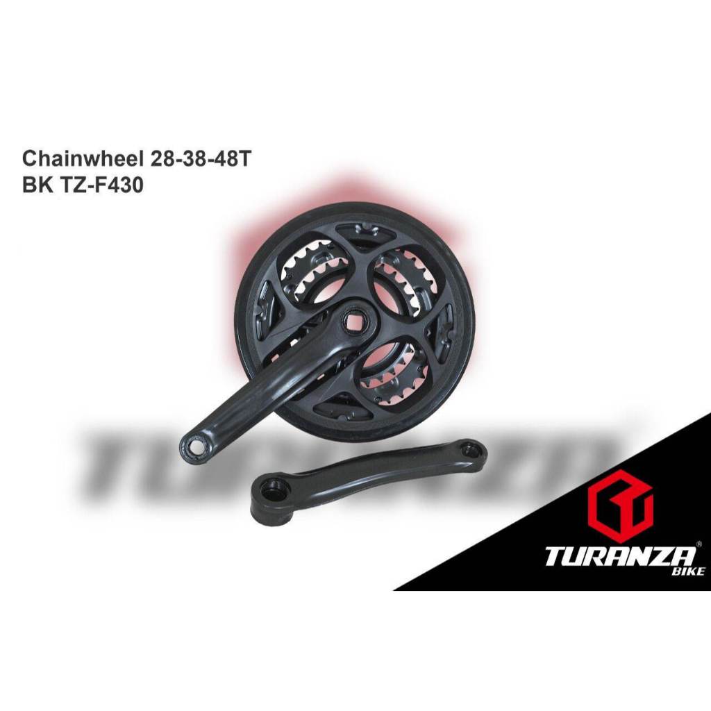 Turanza Crank เกียร์หน้า MTB Bike 28-38-48T