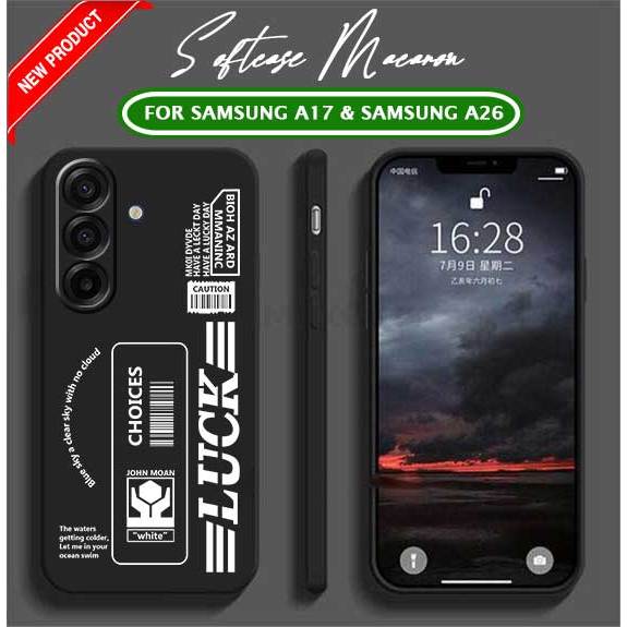 [UV36] Softcase Square Luck For SAMSUNG A17 & SAMSUNG A26 - CASE - CUTE CASE
