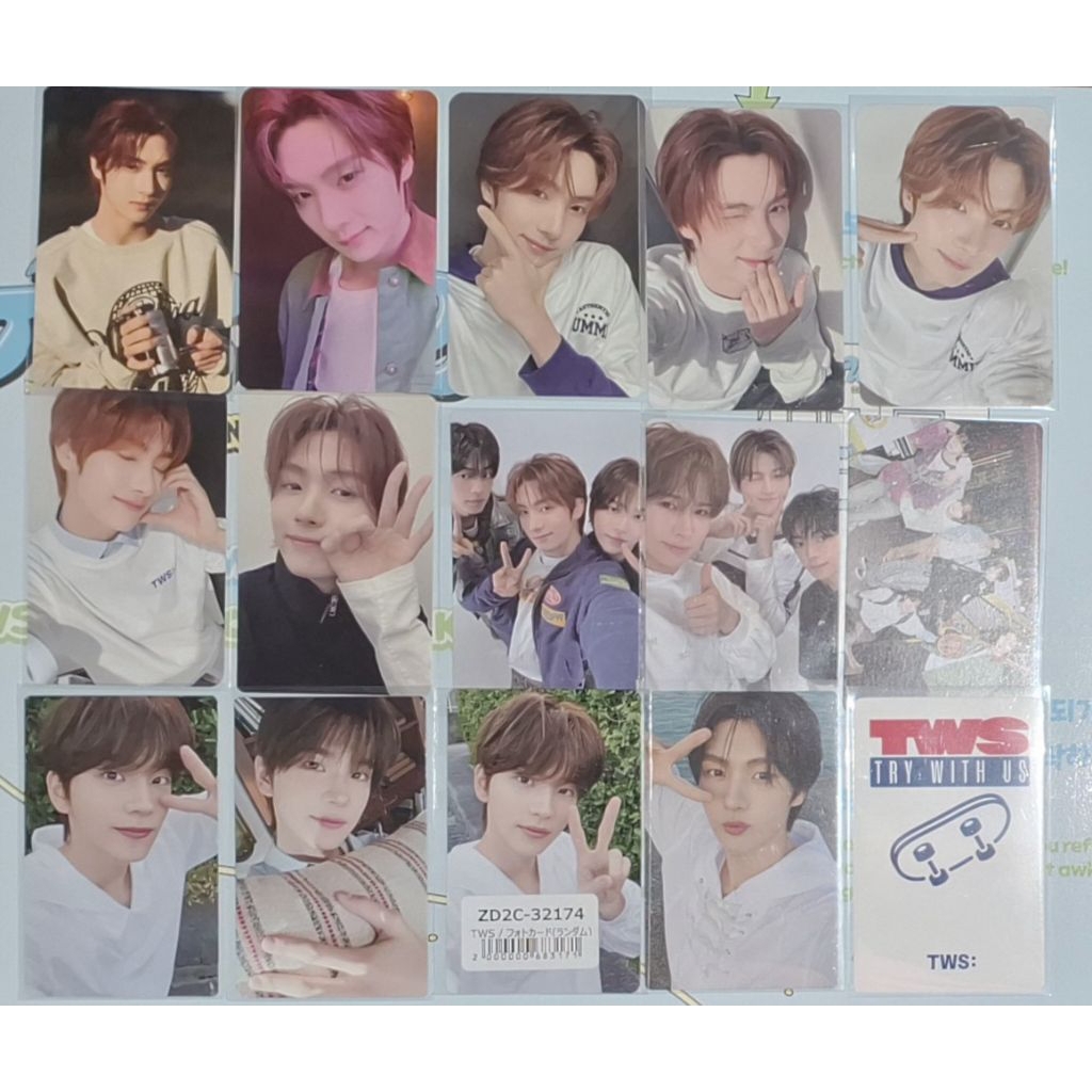 (Ready Ina) TWS Try With Us - Hajimmashite photocard Shinyu Dohoon Youngjae Jihoon