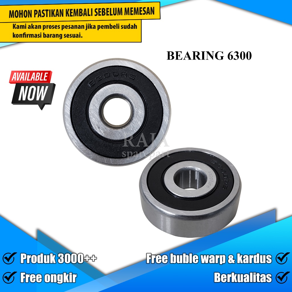 6300 BEARINGS / LAHER / BEARING 6300