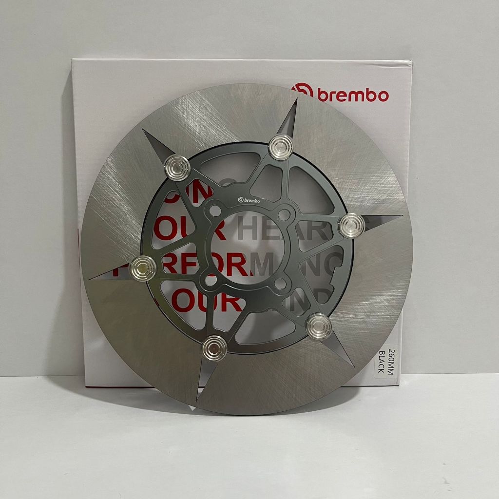 DISC Brembo รุ่น 8.1 Racing Parts 6164-N221 ROTOR HQ-36 Universal 220mm และ 260mm BUTA CNC ปุ่มลอยสแตนเลส Spib Bracket Mio Smile Soul J Xeon Nouvo F1ZR MX เก่า New J J J J J J J J J J J J J J Jupiter Z Old FI Beat Scoopy Genio Vario 110 125 150 160 4 หลุม - รูปที่ 2