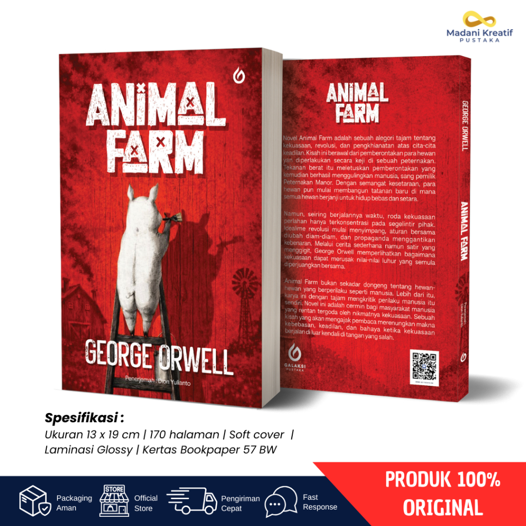 ANIMAL FARM BOOK (GE ORWELL)