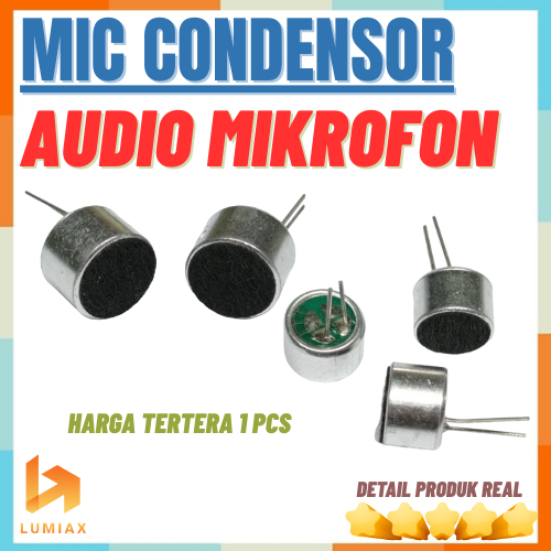 MIC CONDENSER 2PIN MICROPHONE MIC CONDENSER 2PIN