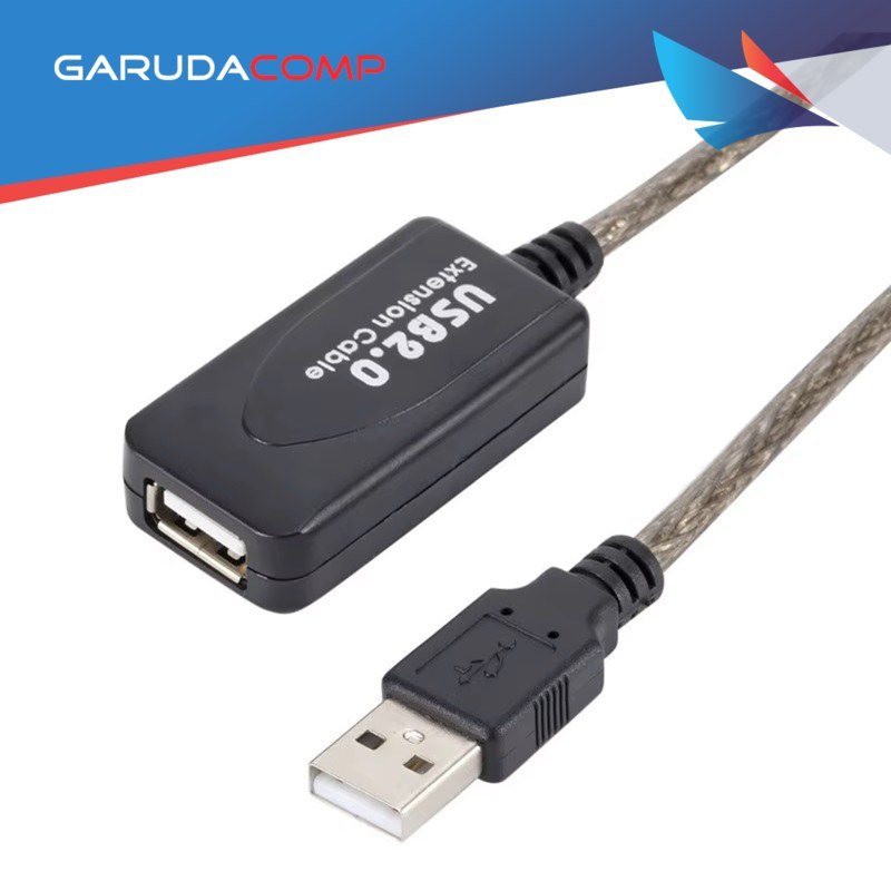 ILUPRO Active USB Extension Cable 20m USB 2.0 Extension AM - AF 20 เมตร