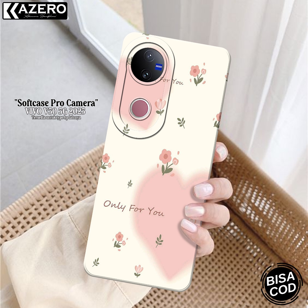 HP ล่าสุด VIVO V50 5G 2025 Softcase - เคสความงามแฟชั่น - เคส VIVO V50 5G 2025 - เคสซิลิโคนกล้อง Pro 