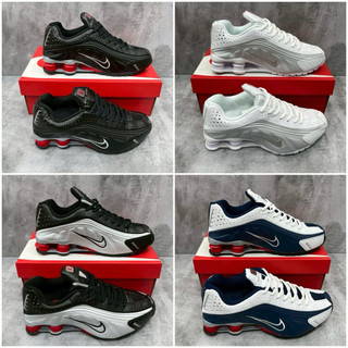 Sepatu Shox R4 / Sepatu Casual Cowok / Sepatu Jalan / Kado Sepatu pacar
