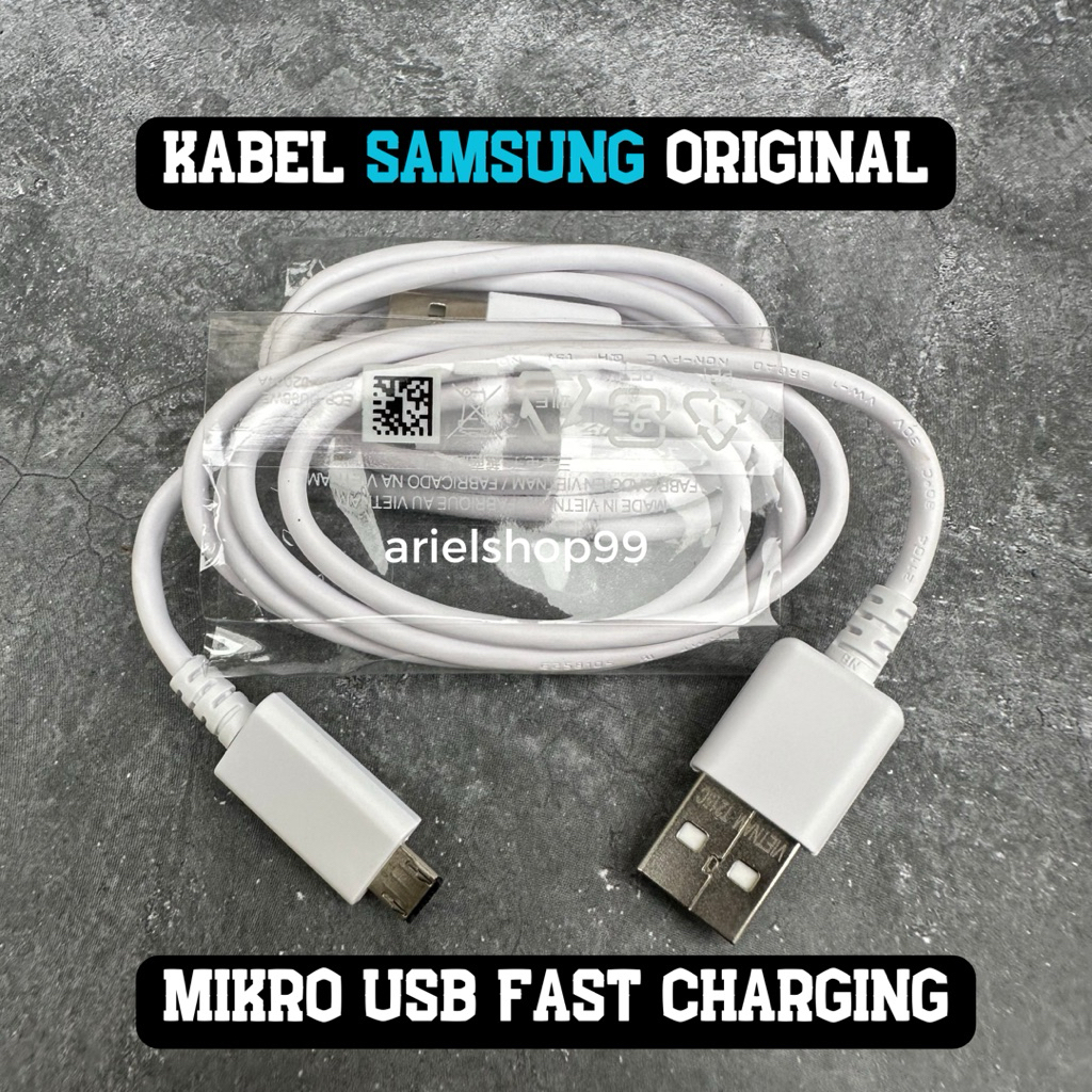 SAMSUNG สายชาร์จเร็ว Micro Usb ของแท้ j1, j2, j3, j5, j6, j7, A01, A01 core, A02, A02 Core, M10, A6,