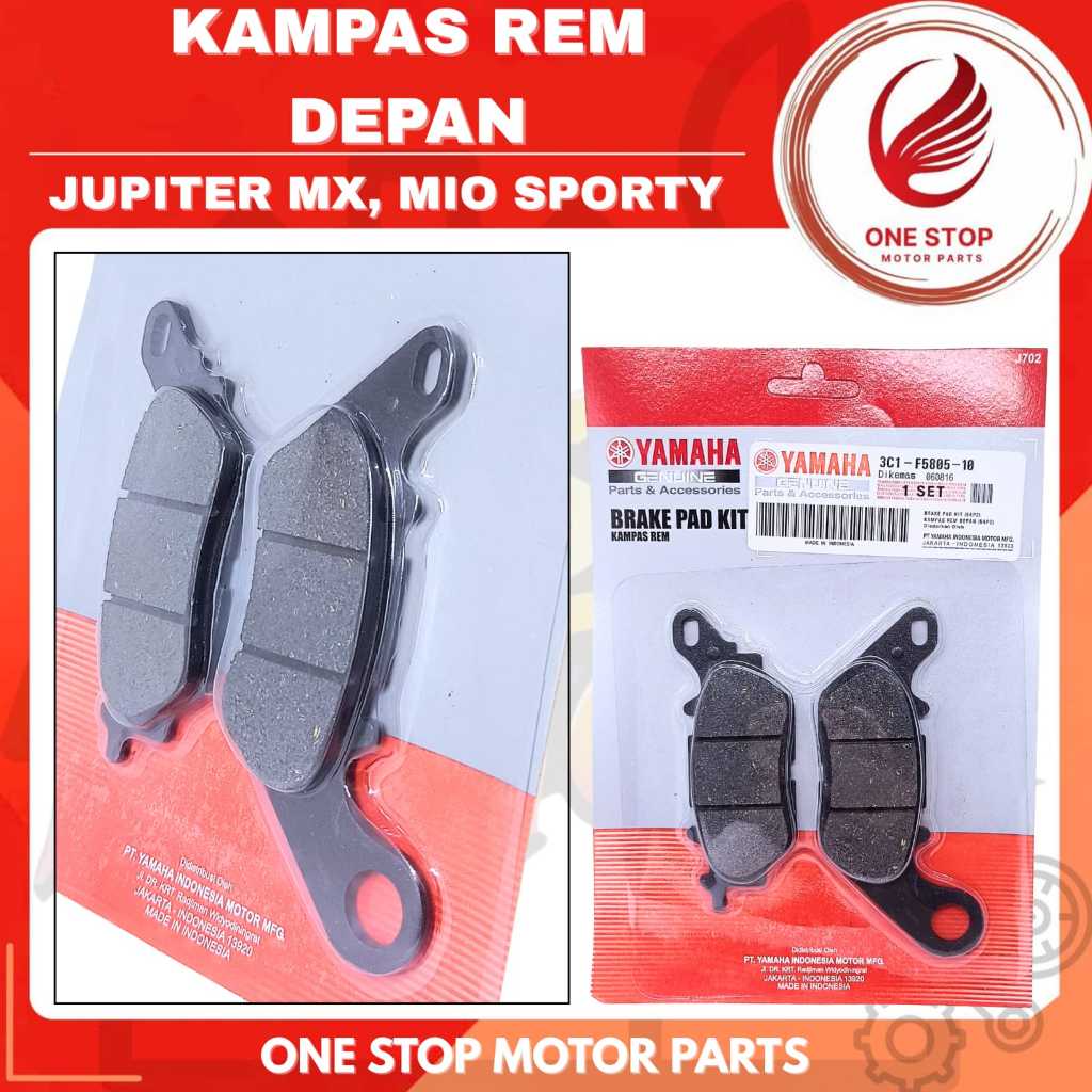 ผ้าเบรคหน้าสําหรับ JUPITER MX MIO JUPITER 06 VEGA ZR VIXION MIO SOUL 3C1