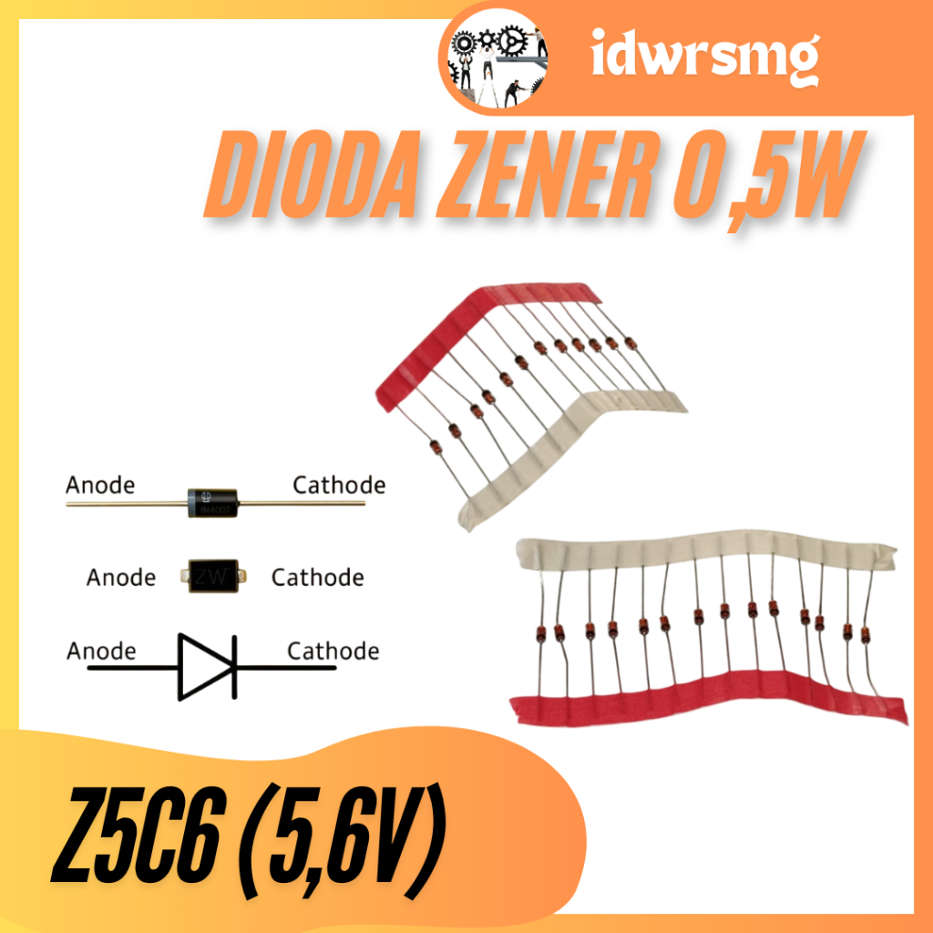 Z5C6 5V6 5.6V 5.6 โวลต์ 5.6 โวลต์ 0.5 วัตต์ 1/2 วัตต์ 0.5 วัตต์ 0.5 วัตต์ 0.5 วัตต์