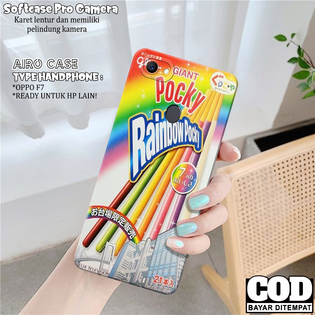 เคส OPPO F7 ล่าสุด - OPPO F7 Softcase - เคสอาหารแฟชั่น - เคส OPPO F7 - Pro Camera Softcase - Tpu - เ