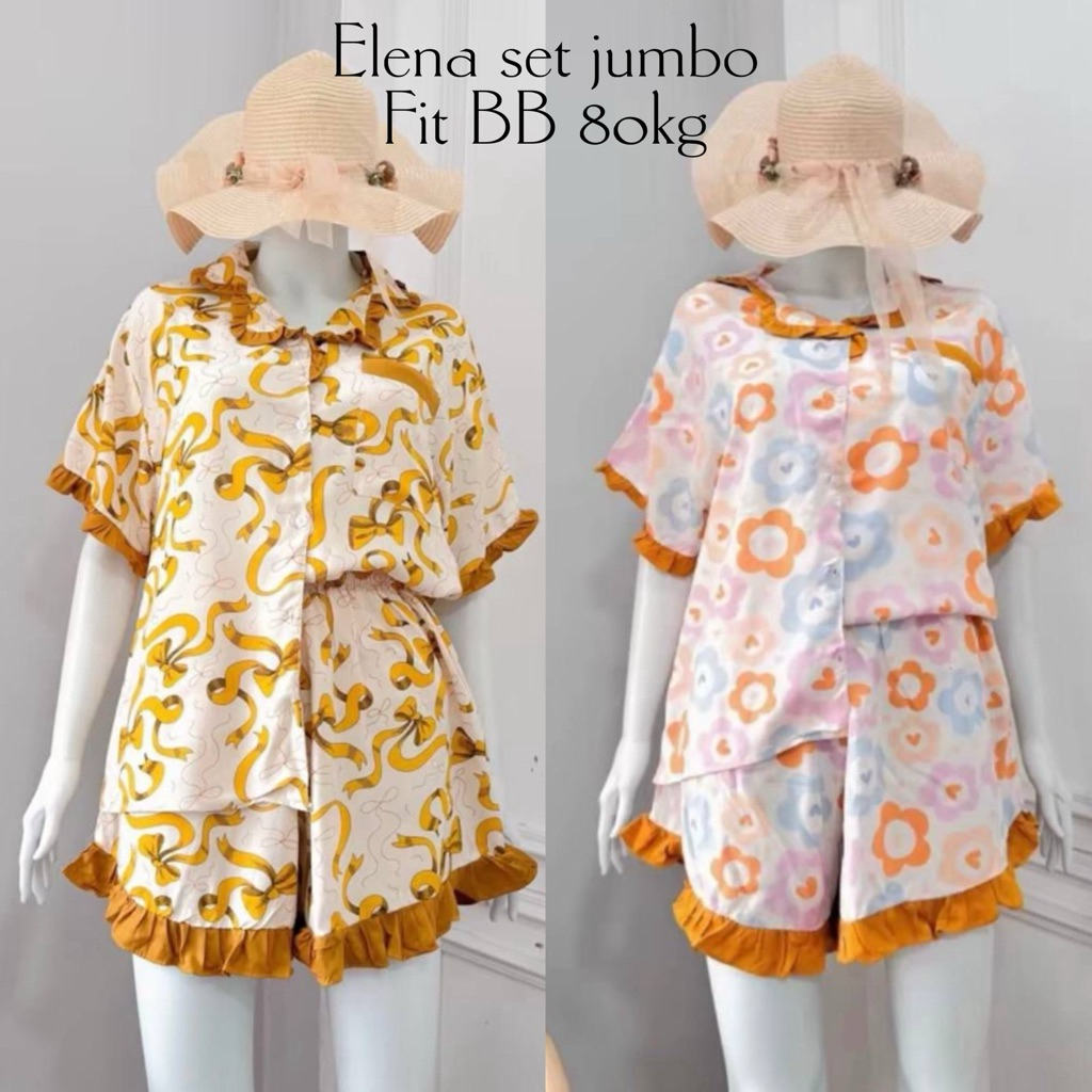 - (JUMBO) ELENA SET | ELENA SET ขนาดใหญ่ | ONE SET DRESS