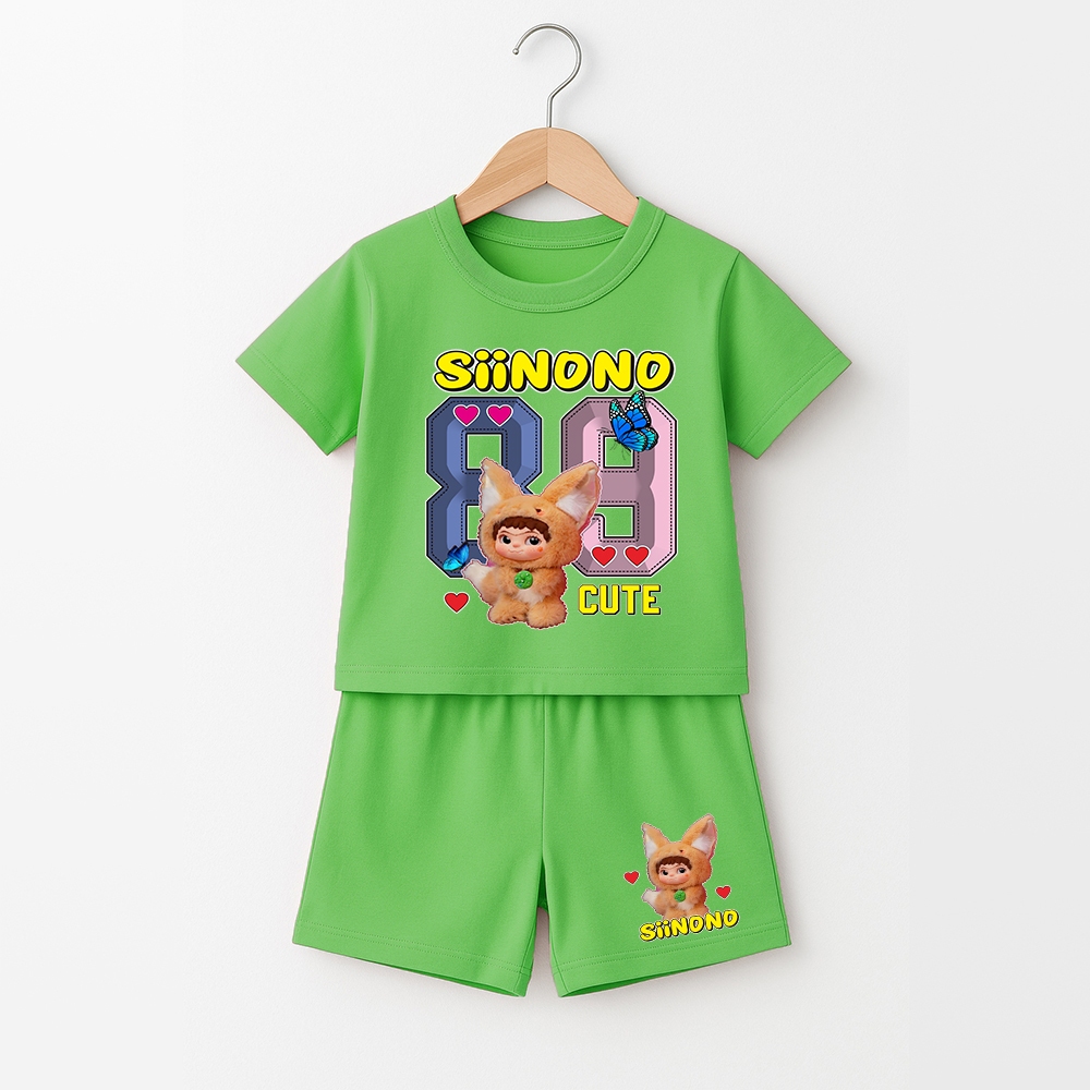 Siinono ชุดสูทแขนสั้นเด็กผู้หญิง Jumbo G-2200