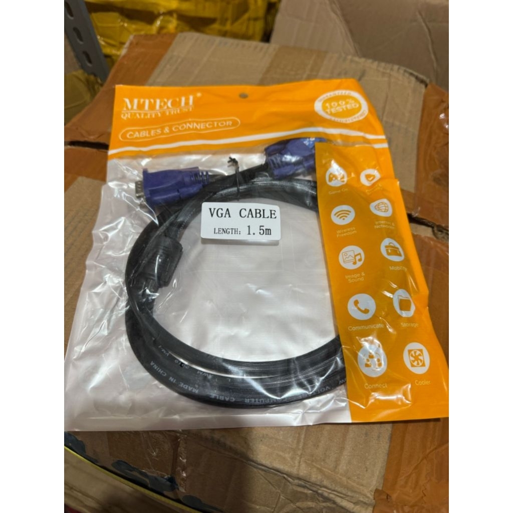 สาย VGA 1.5M MTECH สาย VGA เป็น VGA