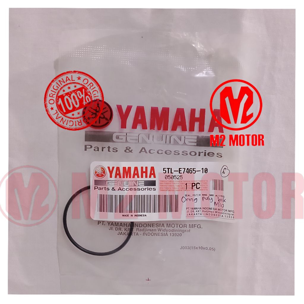 ORING PULLEY BLK MIO 5TL-E7465-10 ORIGINAL YAMAHA