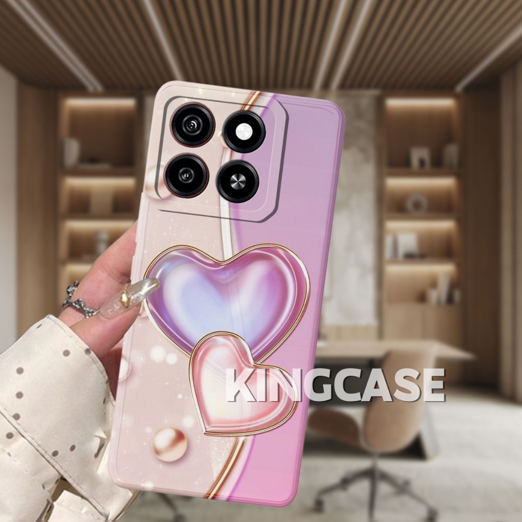 เคส ZTE Blade A35 - ZTE Blade A55 เคสแฟชั่น Softcase Macaron ปกป้องกล้อง Kesing Hp Casing Hp protect