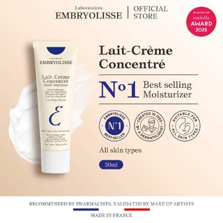 Embryolisse Lait-Creme Concentre 30ml Miracle Cream 6 IN 1 Pelembab Moisturizer Wajah Makeup Cleanser Remover Makeup Base Primer 1pcs