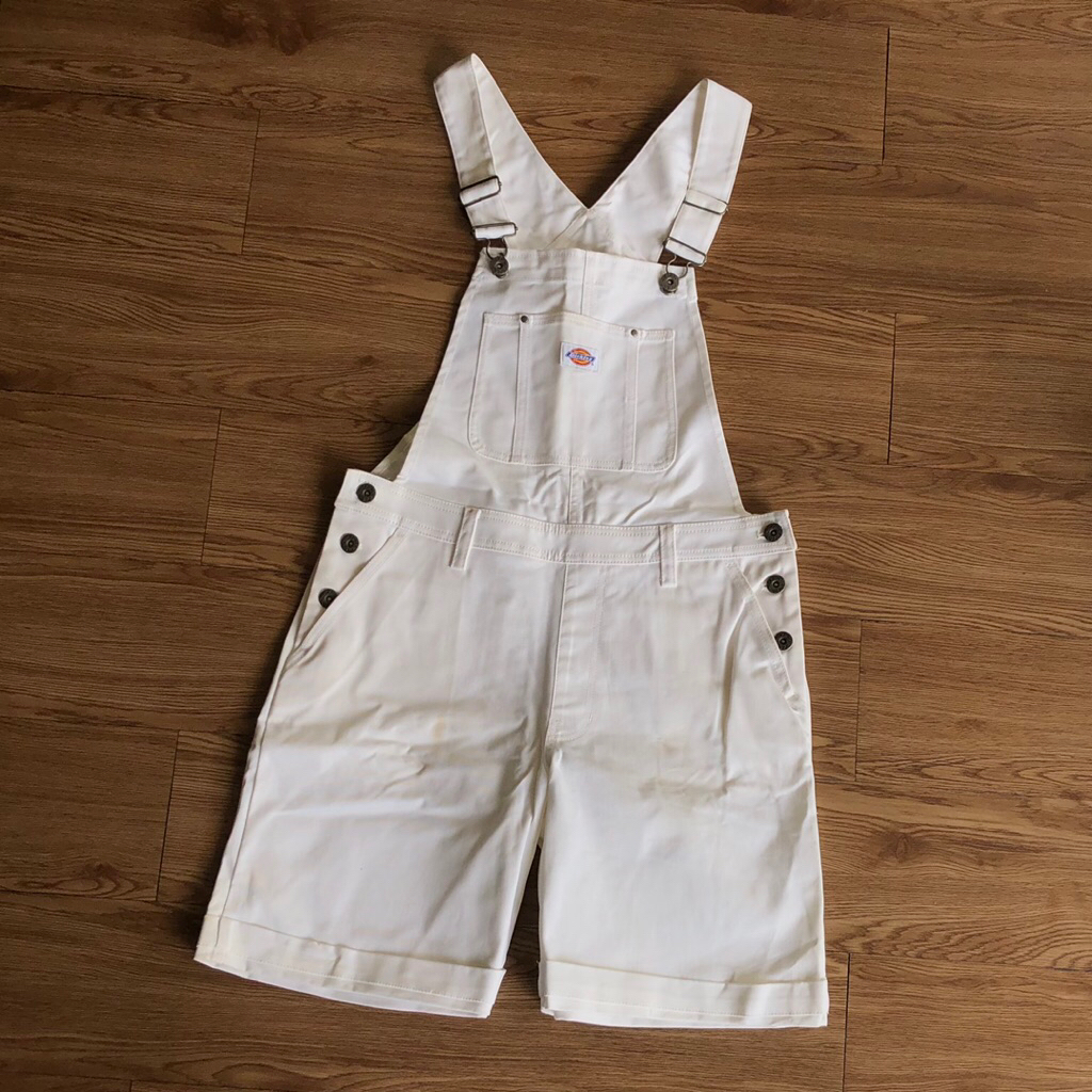 OVERALL DIK RELAXED สีขาว