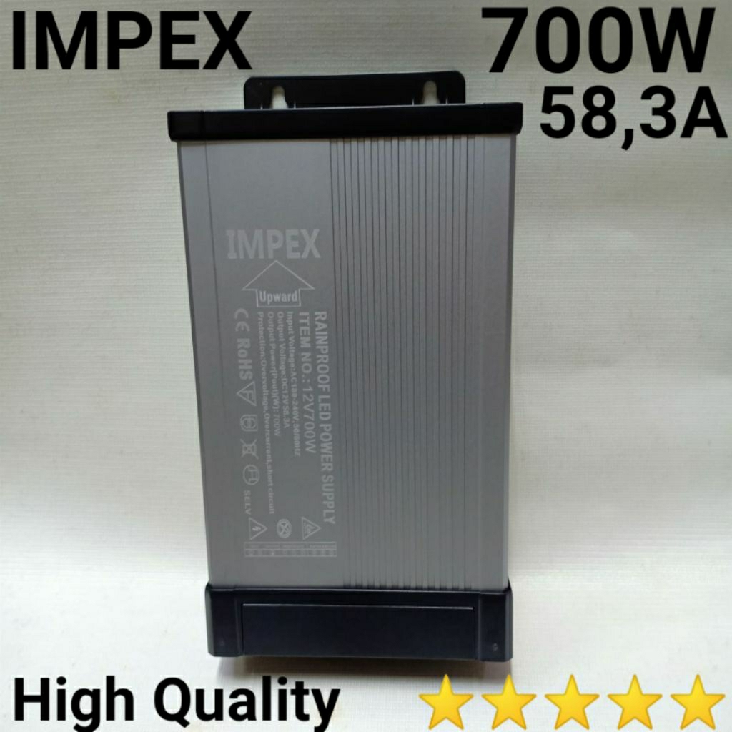 พาวเวอร์ซัพพลาย RAINPROOF IMPEX 56.3A 700W DC 12V กลางแจ้ง