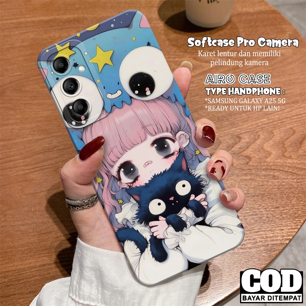 HP ล่าสุด SAMSUNG GALAXY A25 5G Softcase - AIRO CASE - SAMSUNG GALAXY A25 5G 2023 Case - SAMSUNG A25