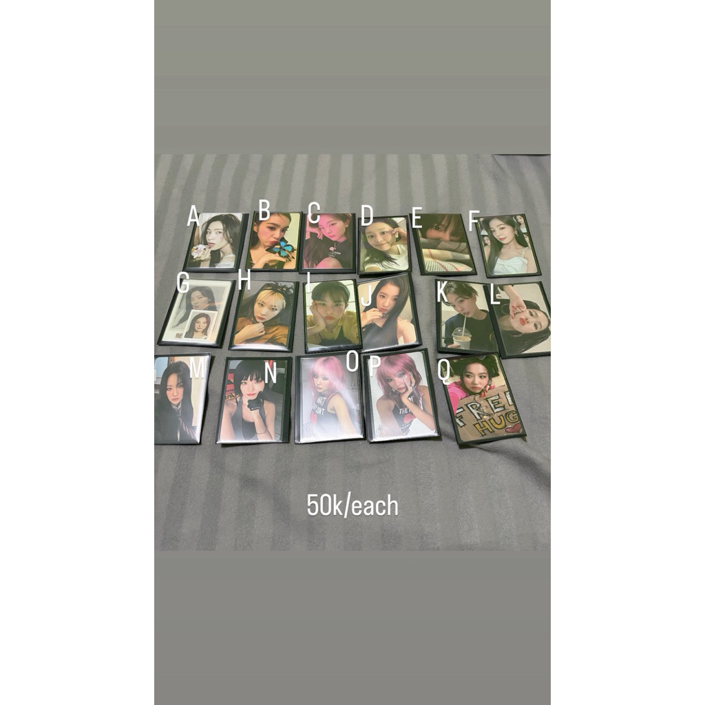 ต้องการขาย wts pc photocard yeri fancon ใน jkt selca seulgi irene asul tt tapcash underprice rbb ld 