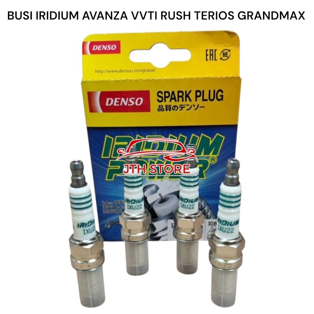 DENSO IXU22 IRIDIUM SPARK PLUG - DENSO IRIDIUM POWER SPARK PLUG AVANZA VVTI RUSH TERIOS XENIA GRANDM