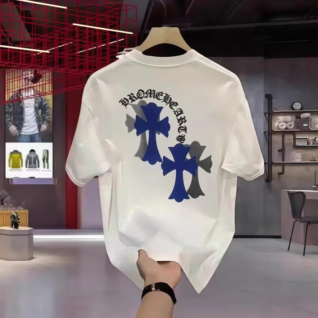 ทุกวัน! เสื้อยืดผู้ชาย Totem Cross Motif