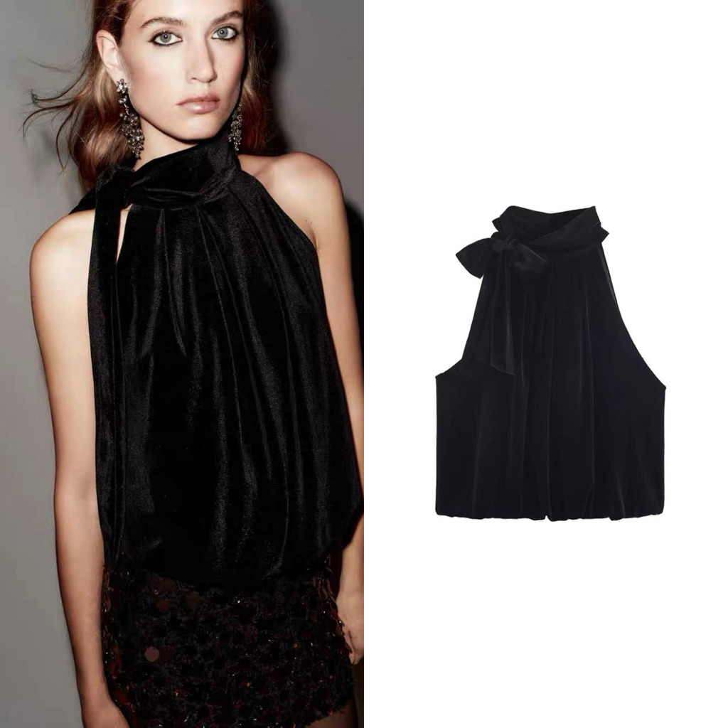 CRVT6616 - ถัง Harper Black Velvet