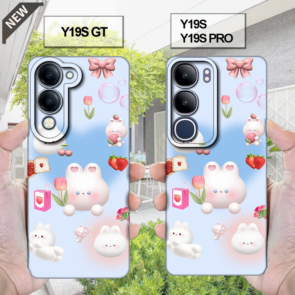 ซิลิโคน VIVO Y19S _เคส Y19S PRO _เคส VIVO Y19S GT _เคส softcase สีดําใสยืดหยุ่นสุดเท่