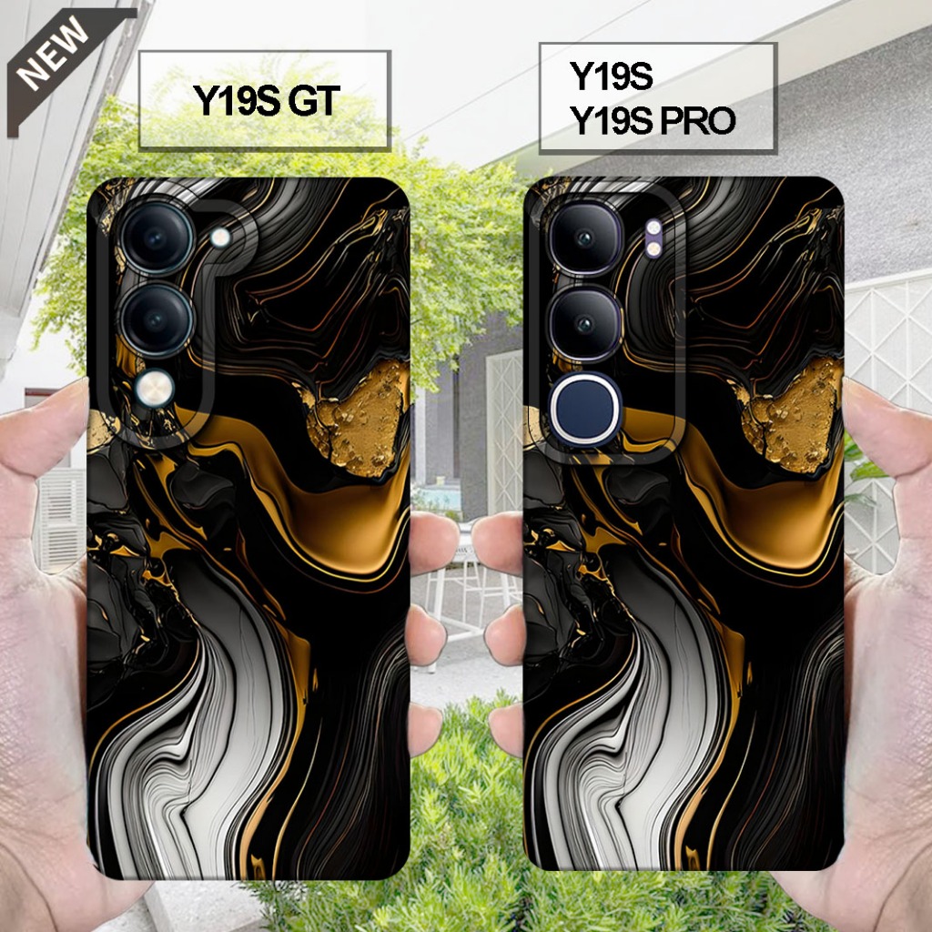 ซิลิโคน VIVO Y19S _เคส Y19S PRO _เคส VIVO Y19S GT _เคส softcase สีดําใสยืดหยุ่นสุดเท่