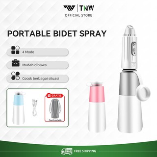 TNW PB9 Portable Bidet Sprayer Travel Shower Personal Cleaner Jet Washer Hygiene Bottle Spray Washing Untuk Ibu Hamil Bayi