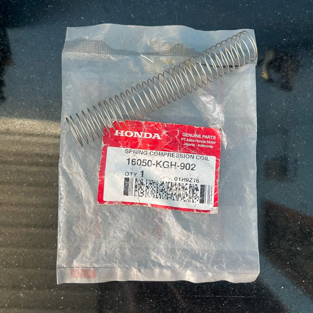 Original Honda megapro ใหม่ Cs1 คาร์บูเรเตอร์สูญญากาศสปริง Nos 16050-KGH-902