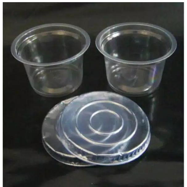 บรรจุภัณฑ์ 50PCS PUDDING CUP 90ML JELLY CUP AGAR AGAR CUP 90ML JELLY PUDDING SAUCE CUP 90ML