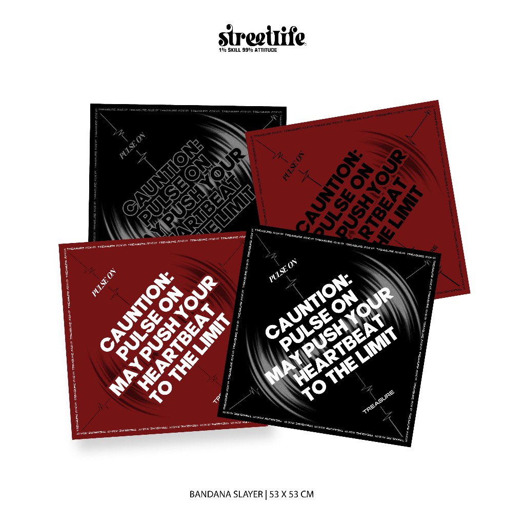 TREASURE PULSE ON 2026 BANDANA / TREASURE KPOP / PULSE ON SCRAFT BANDANA ราคา ถูกที่สุด ดีลบีเคเค