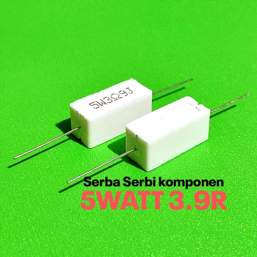 5W 5WATT 3.9R 3R9 3.9 โอห์ม ROHS CHALK RESISTOR