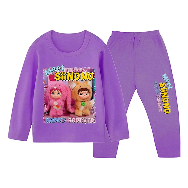 พบกับชุดนอนเด็กผู้หญิง Siinono Happy Forever อายุ 1-10 ปี 2195