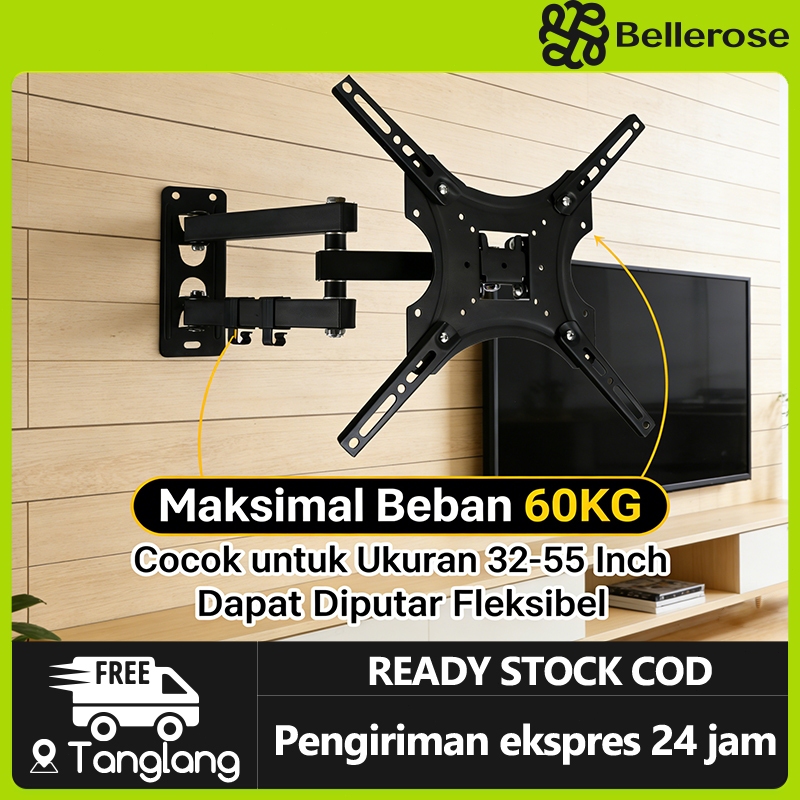 XIAO MI Home ขายึดทีวีแบบปรับได้ 32-55 นิ้ว หมุนได้และหรี่แสง สูงสุด 60 กก