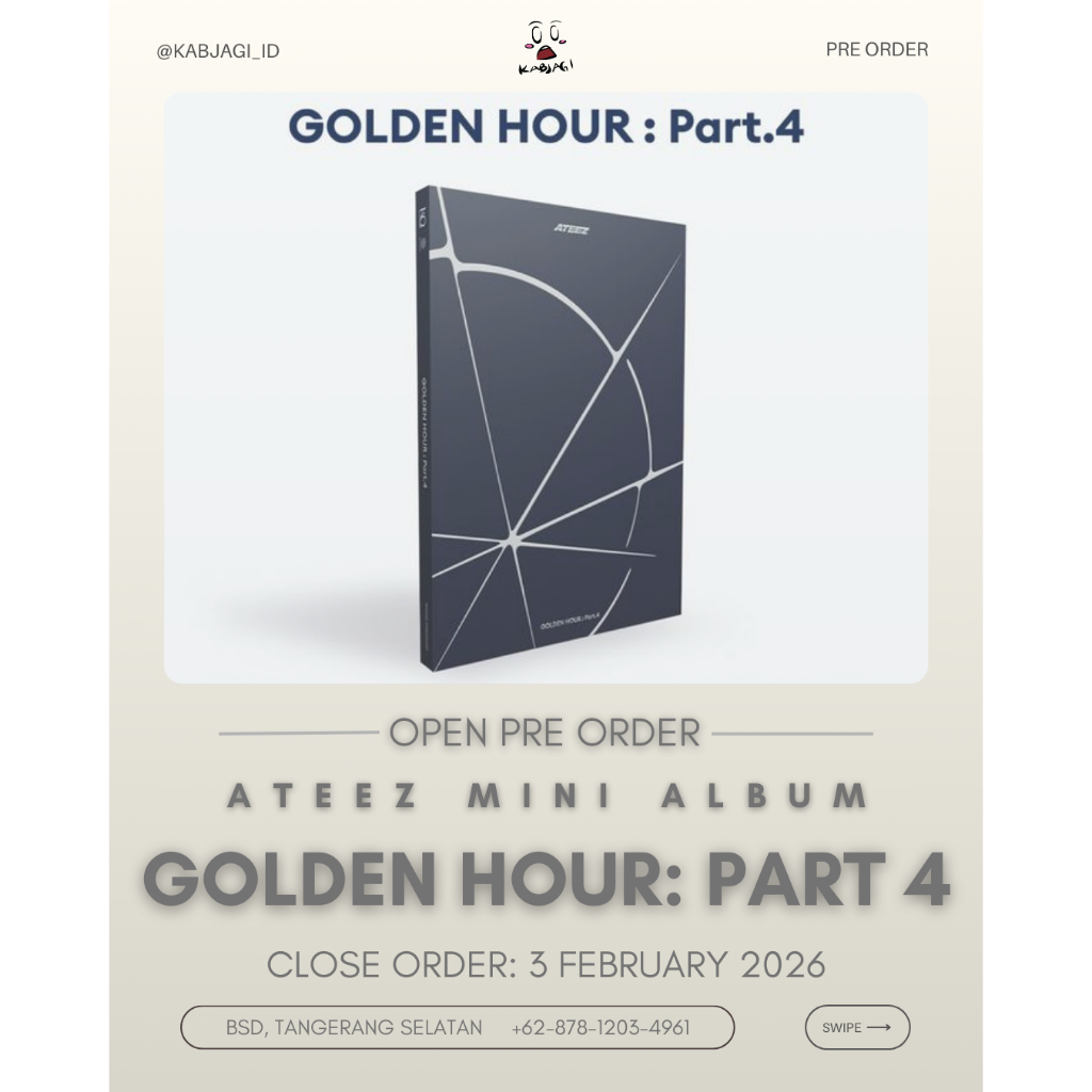 [หนังสือ] ATEEZ - GOLDEN HOUR: PART 4