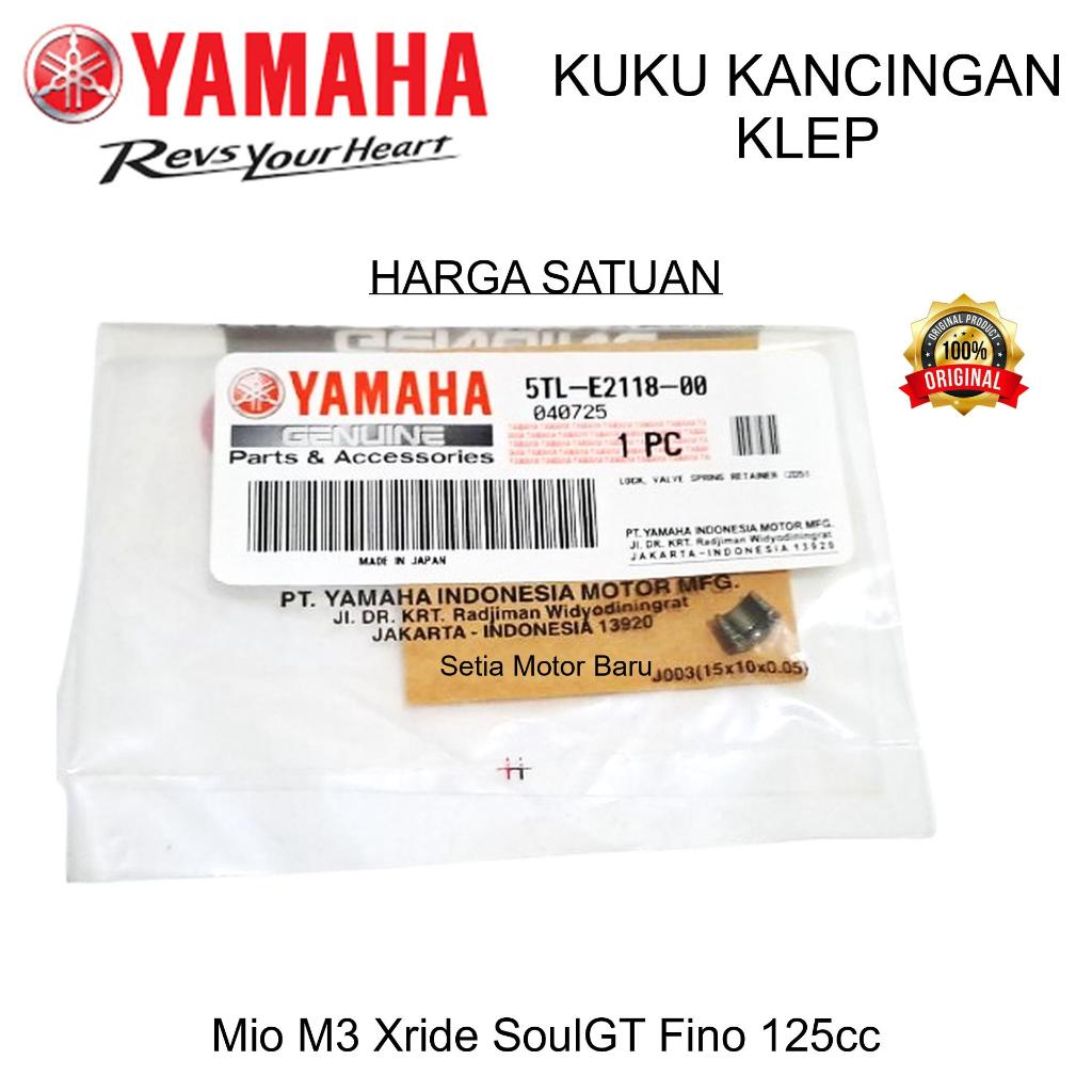 Original Yamaha YGP 5TL-E2118-00 Mio M3 Fino Xride SoulGT 125 ปุ่มวาล์วเล็บ