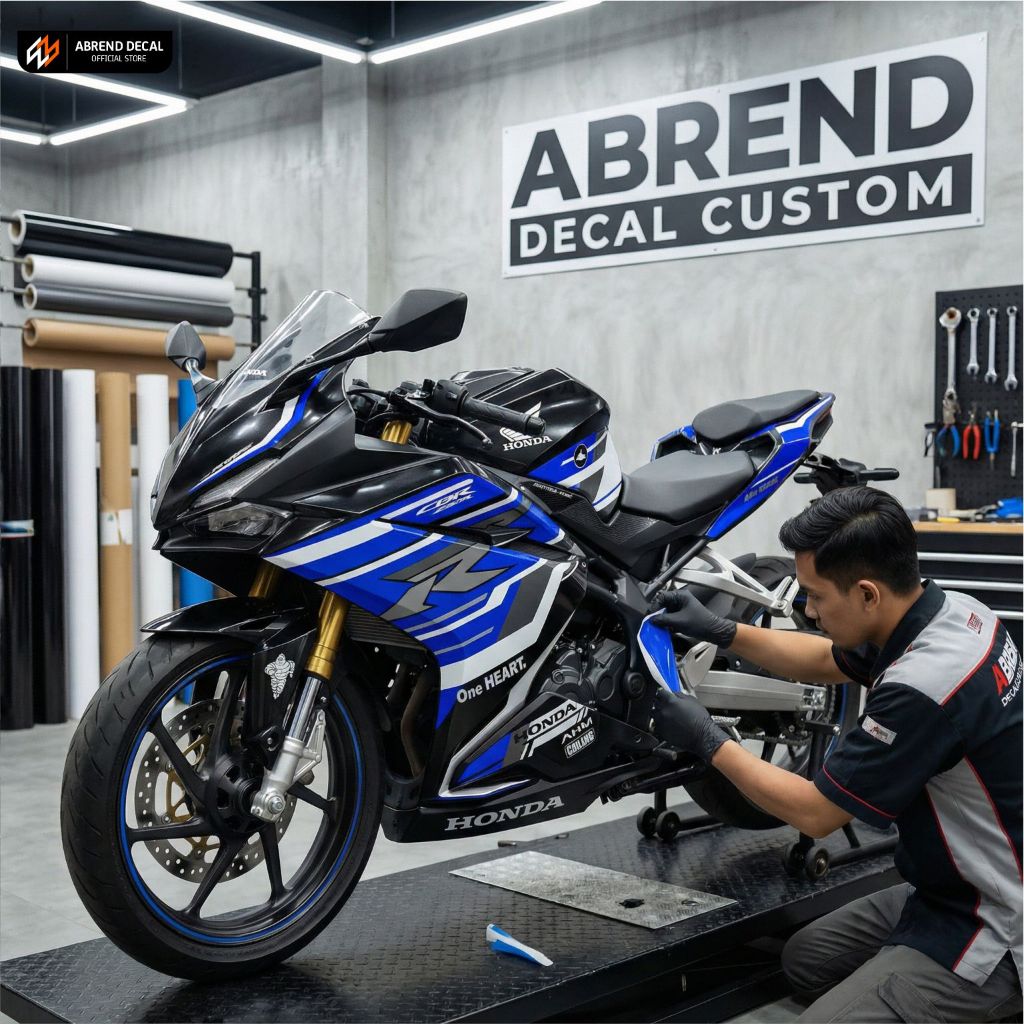 CBR 250 RR OLD CUSTOM GRAPHIC STRIPING / สติ๊กเกอร์ไวนิลป้องกันการเลื่อน / สต็อก ECAL