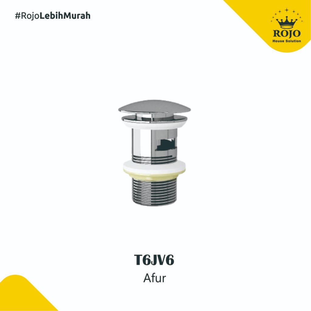 TOTO T6JV6 ONE PUSH POP-UP W/ OVERFLOW HOLE