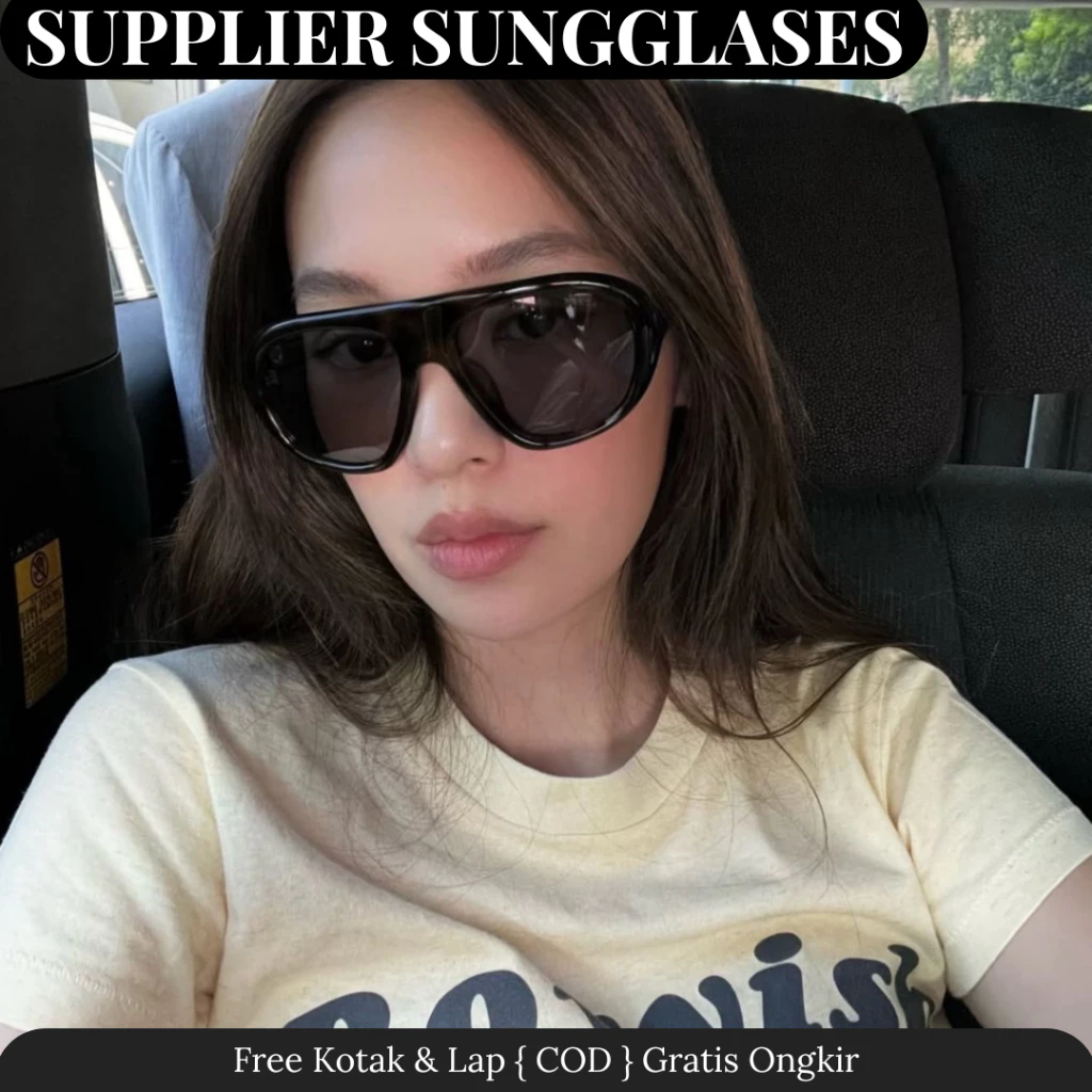 แว่นกันแดดแฟชั่นสตรี 9506 การป้องกันป้องกันรังสียูวีระดับพรีเมียม - ใหม่