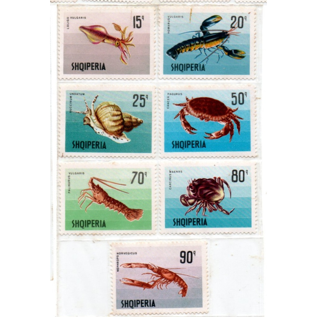 แสตมป์ธีม Albania 101 Sea Funa